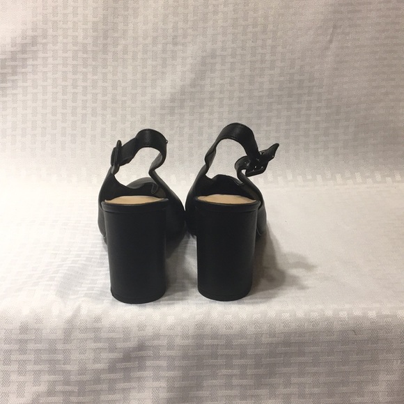 GIANNI BINI Black Slingback Heels - Picture 5 of 9